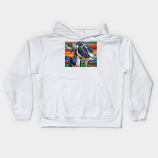 Colorful Farm Goat Kids Hoodie